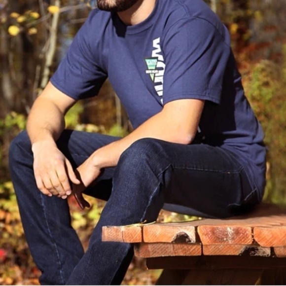 GATTS Workwear Stretch 36/34 Jeans SMR-300 Blue Denim - Picture 15 of 16